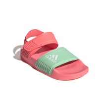 adidas swimming shoes Adilette sandals (Velcro) acid red girls